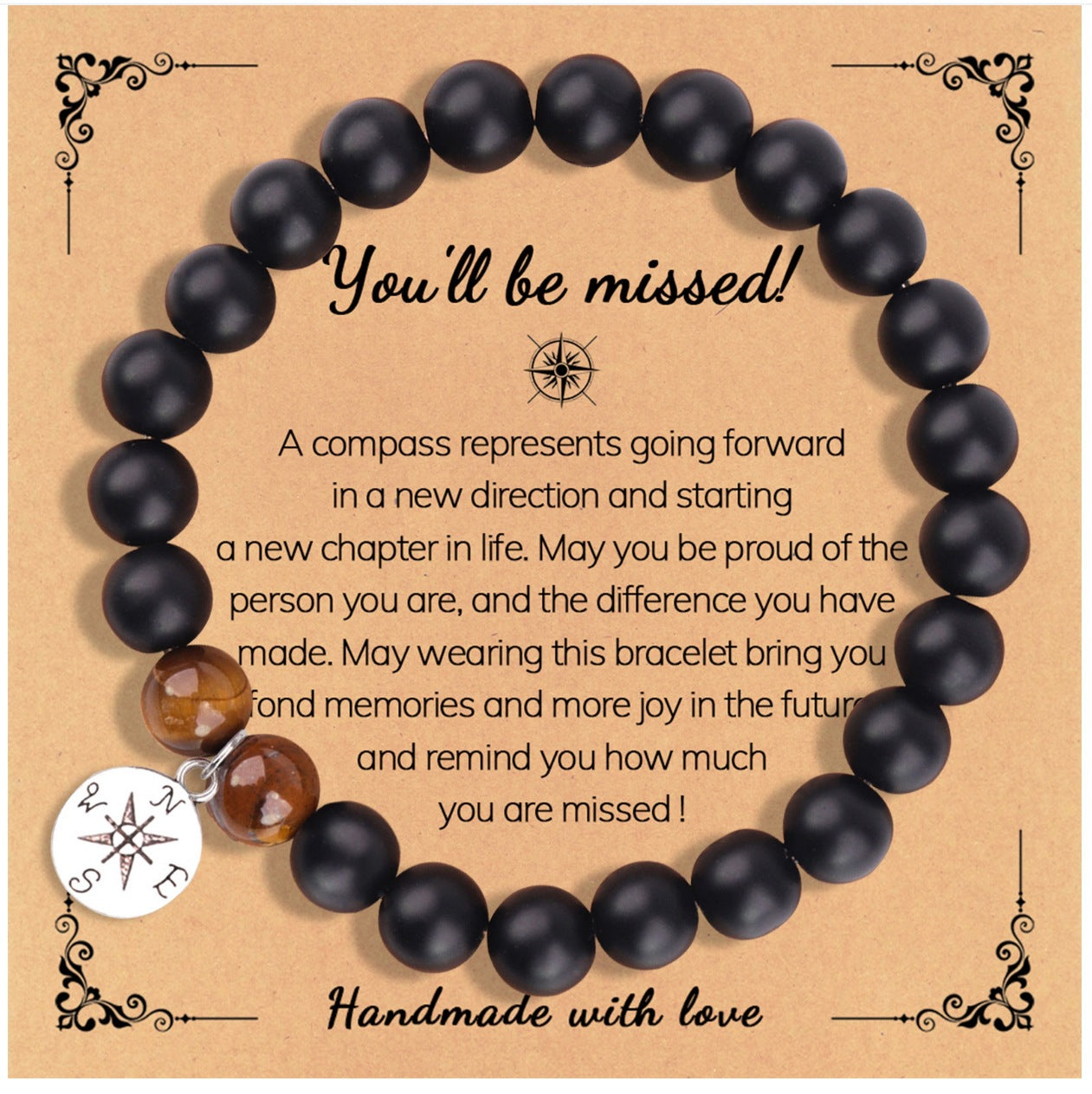 Wholesale Handmade Imperial Stone Compass Beaded Bracelet ACC-BT-zhixiang004