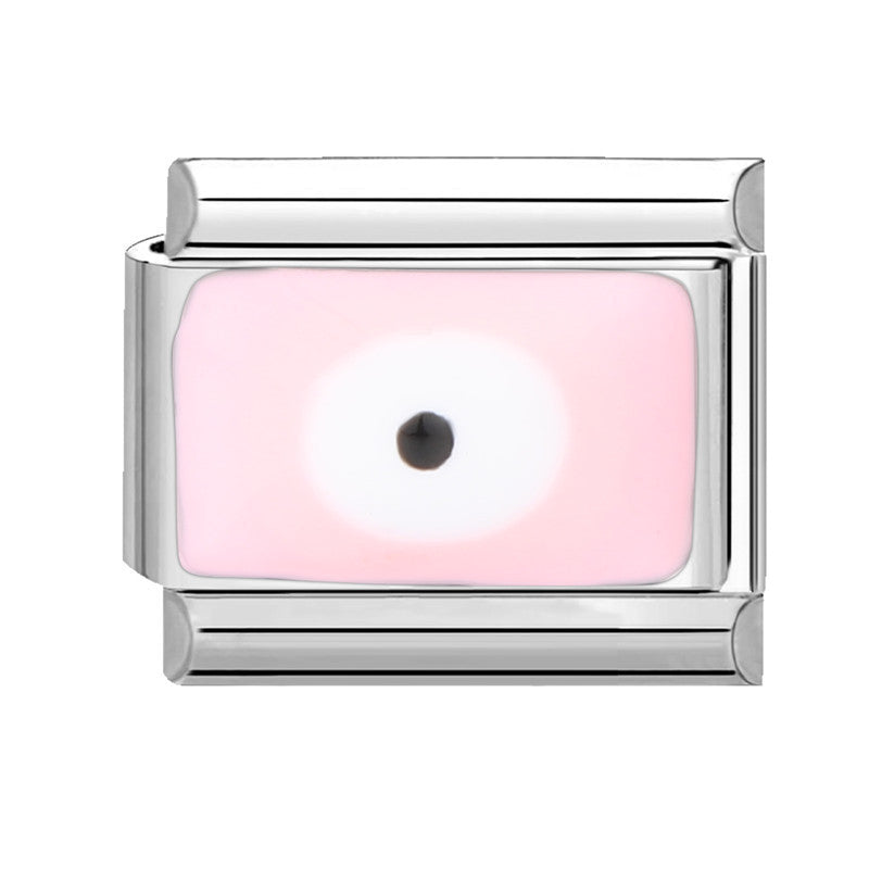 Wholesale  Italian Charm Bracelet 9mm DIY Splicing Removable Orange Holiday Collection Titanium Steel  Composable Bracelet