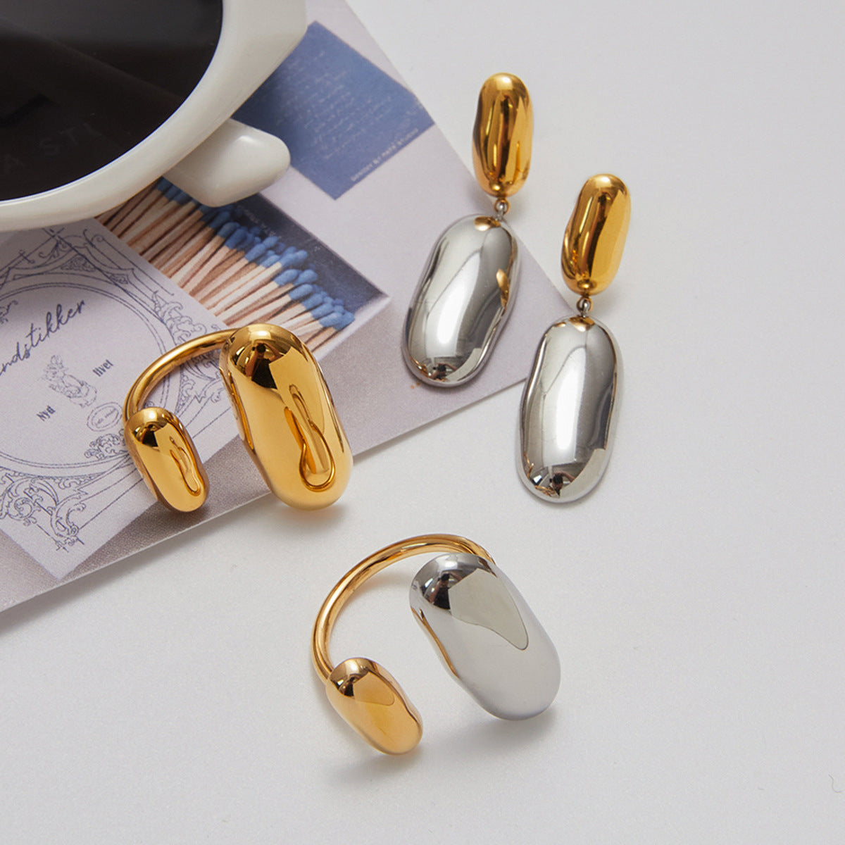 Wholesale Stainless steel Non-Fading Earrings