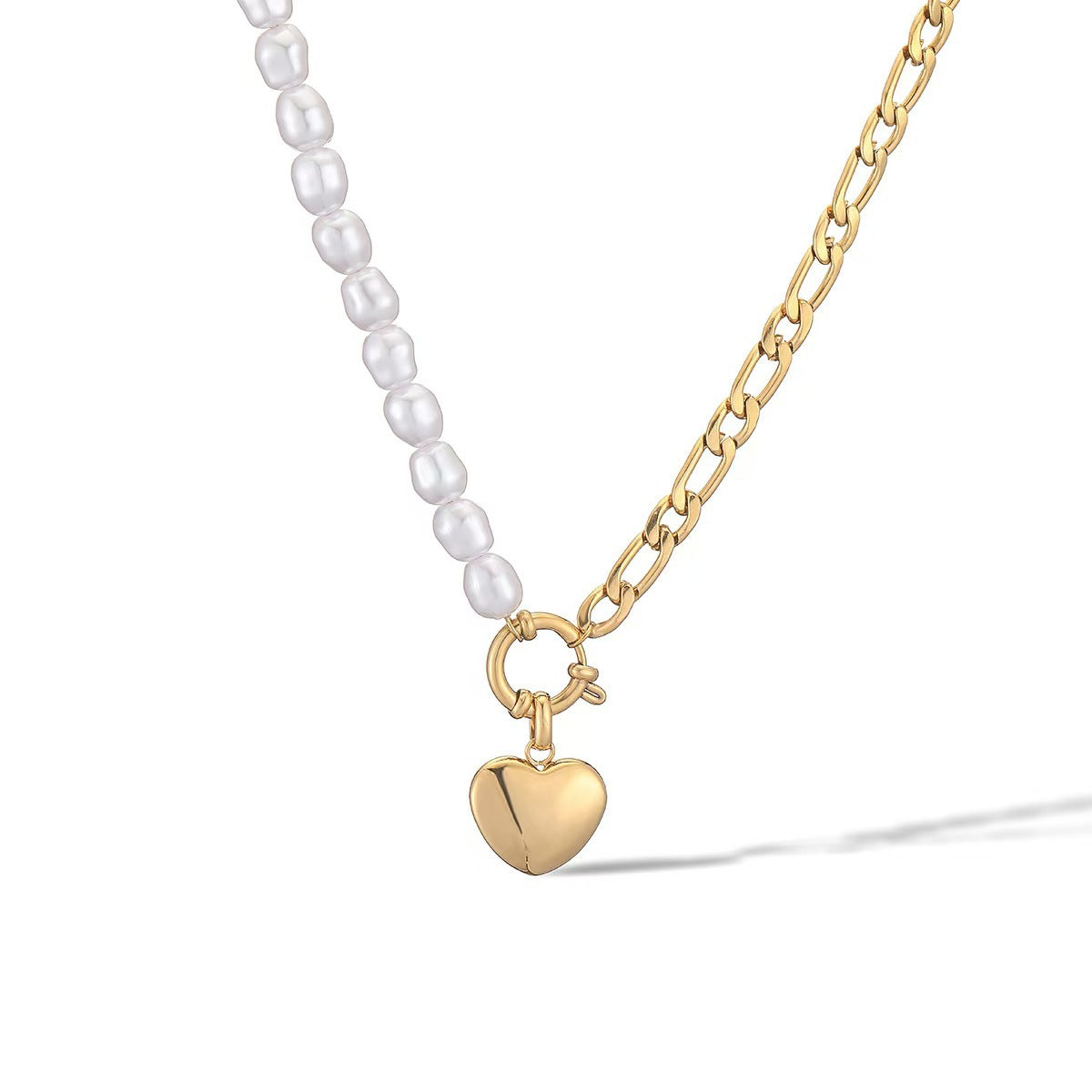 Wholesale Titanium Steel Necklace heart necklace Heart Bracelets Jewelry Set