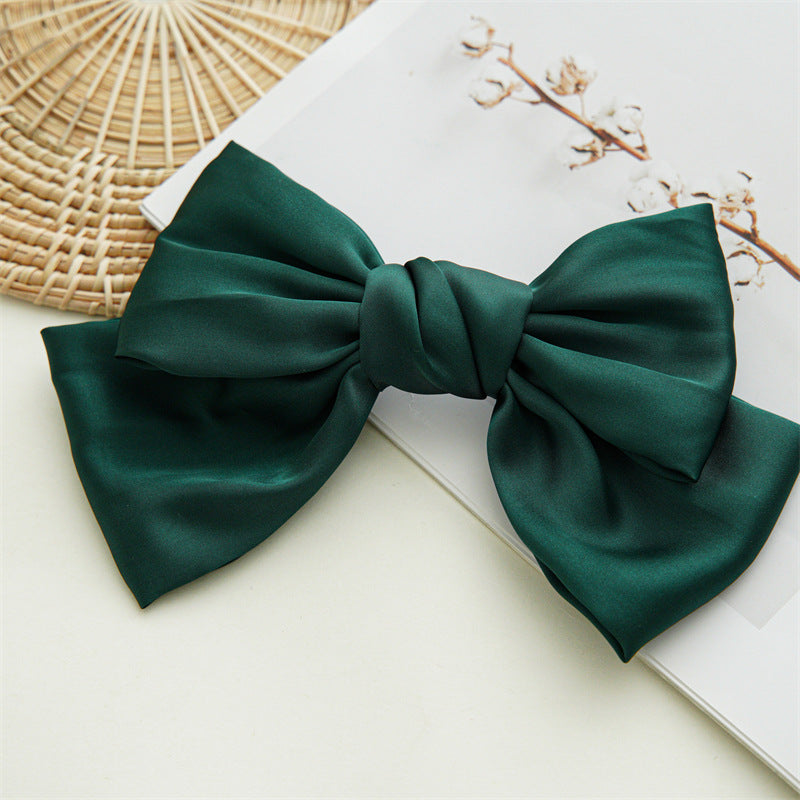 Wholesale Art Bow Hair Clip Satin Hair Accessories Hair Scrunchies ACC-HS-SanTai005