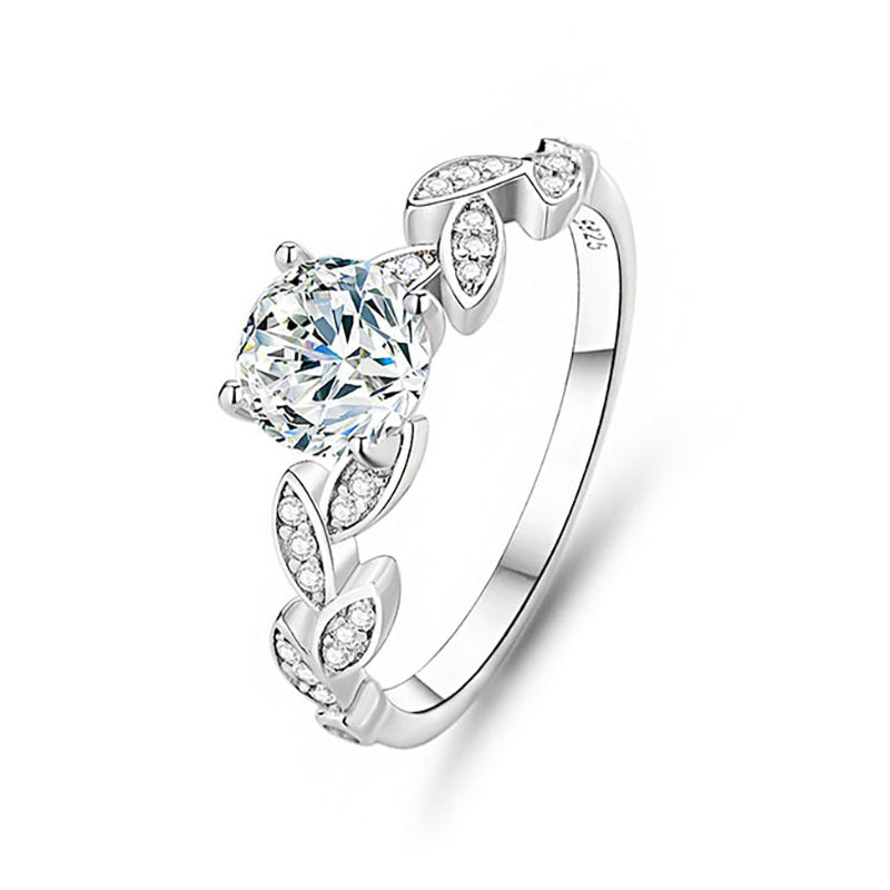 Wholesale S925 Silver Moissanite Ring