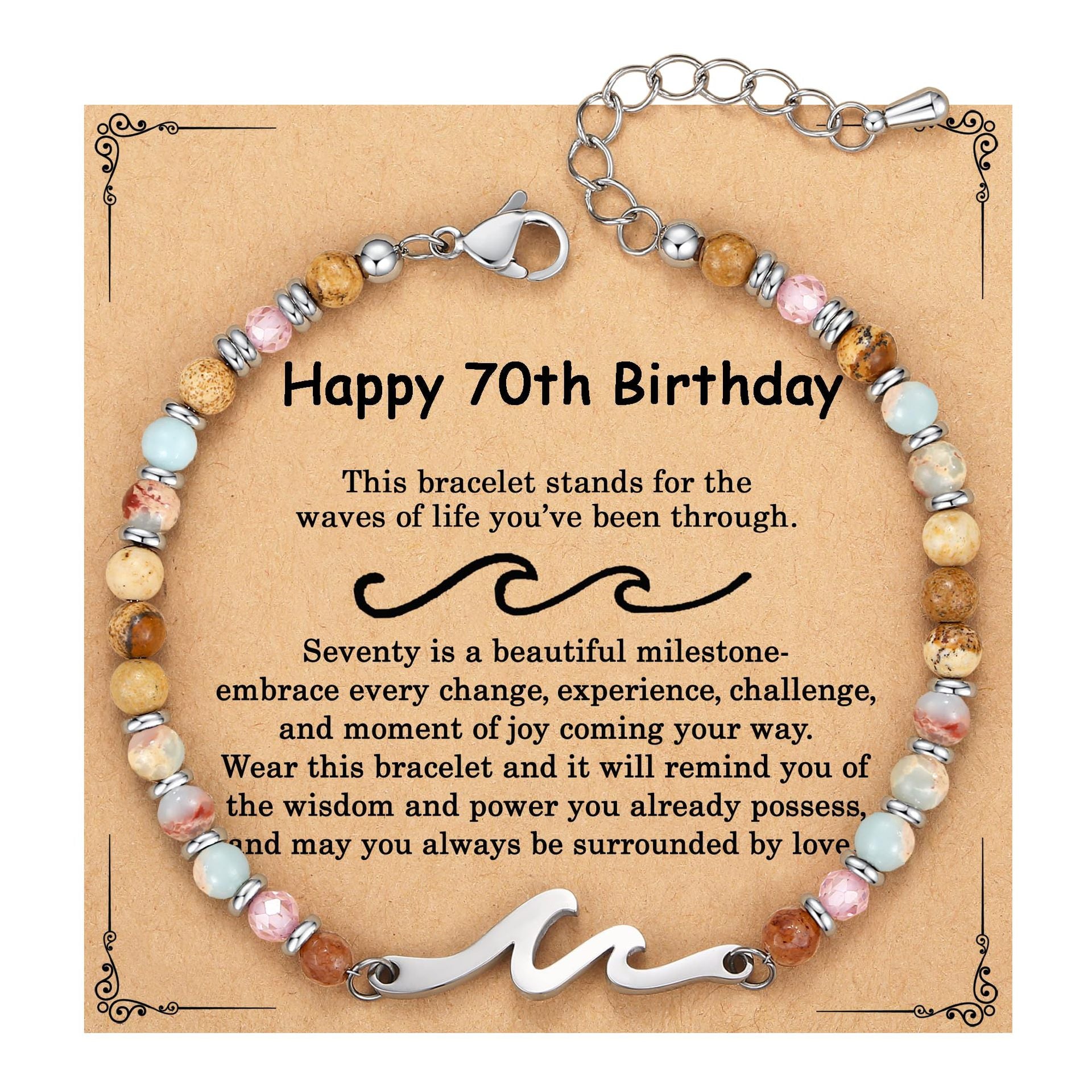 Wholesale Wave Shoushan Stone Bracelet for Everyday Wear Fashion Accessory