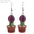 Wholesale 3D Small Potted Cactus Earrings