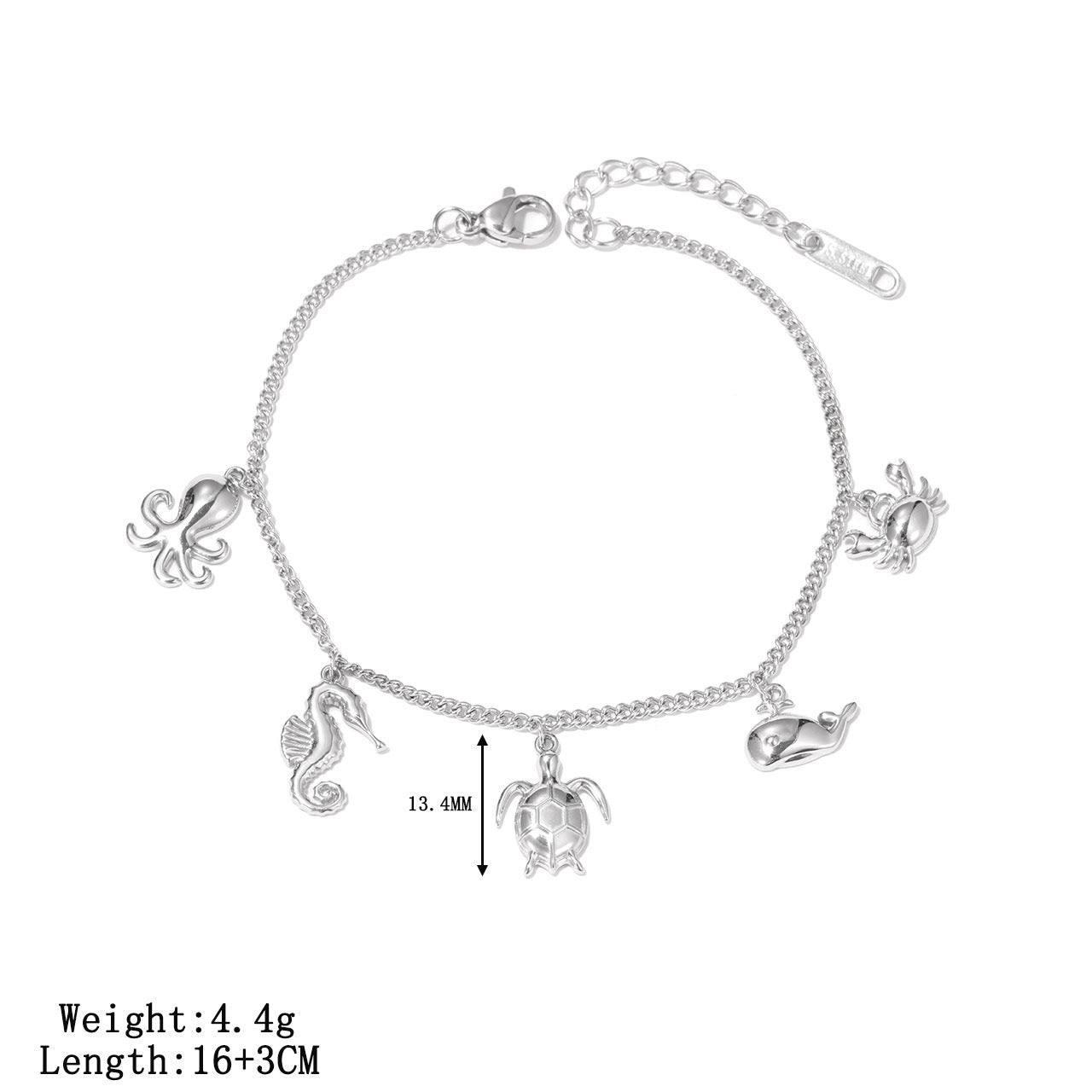 Wholesale Cute Cartoons Adjustable Titanium Steel Bracelet