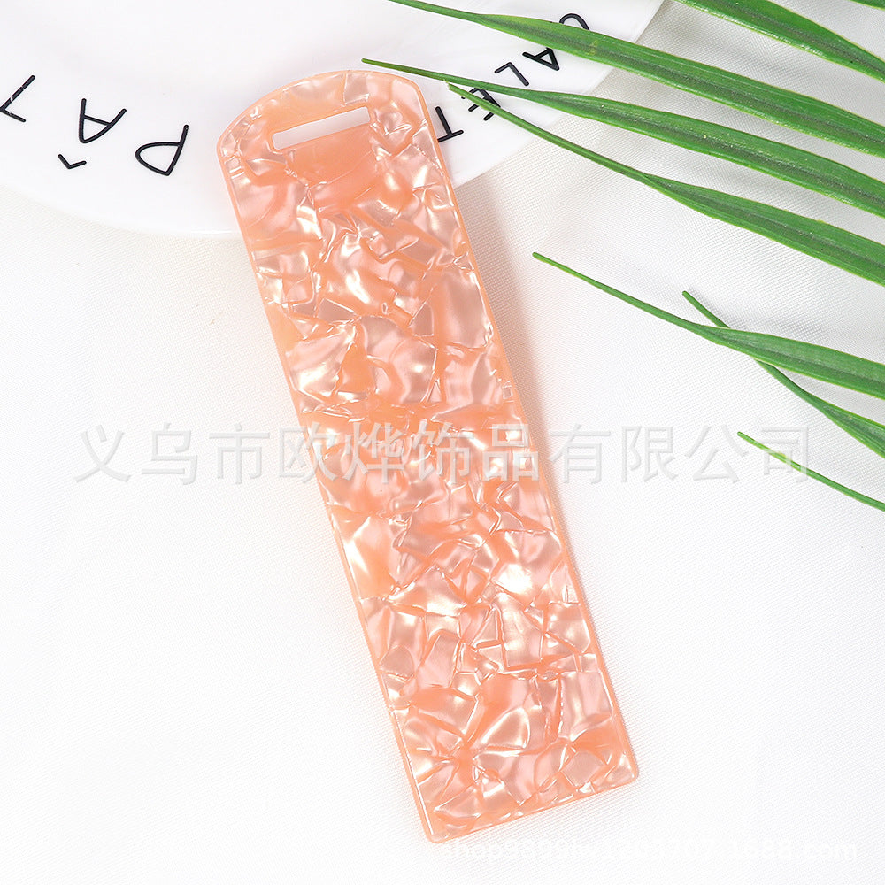 Wholesale 10PCS DIY Textured Acrylic Bookmarks