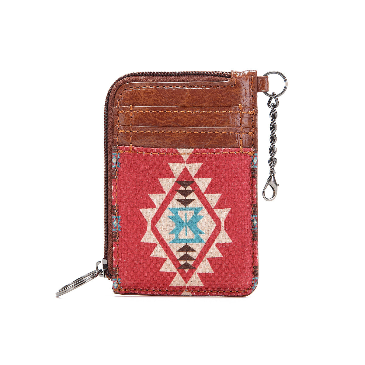Wholesale Vintage Cotton and Linen Aztec Western Style Bohemian Card Holder Wallet