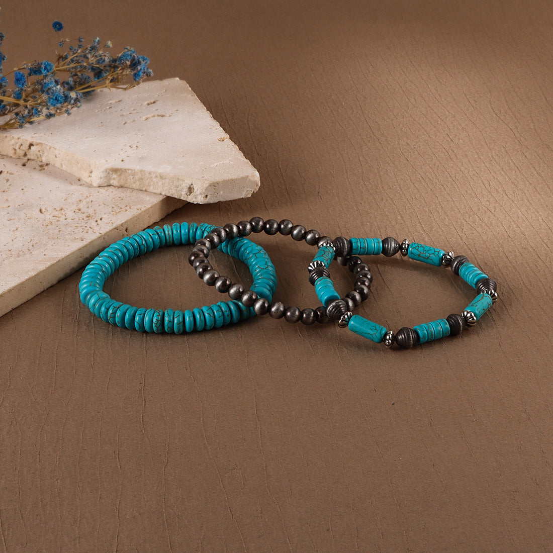 Wholesale  multi-layer turquoise bracelet