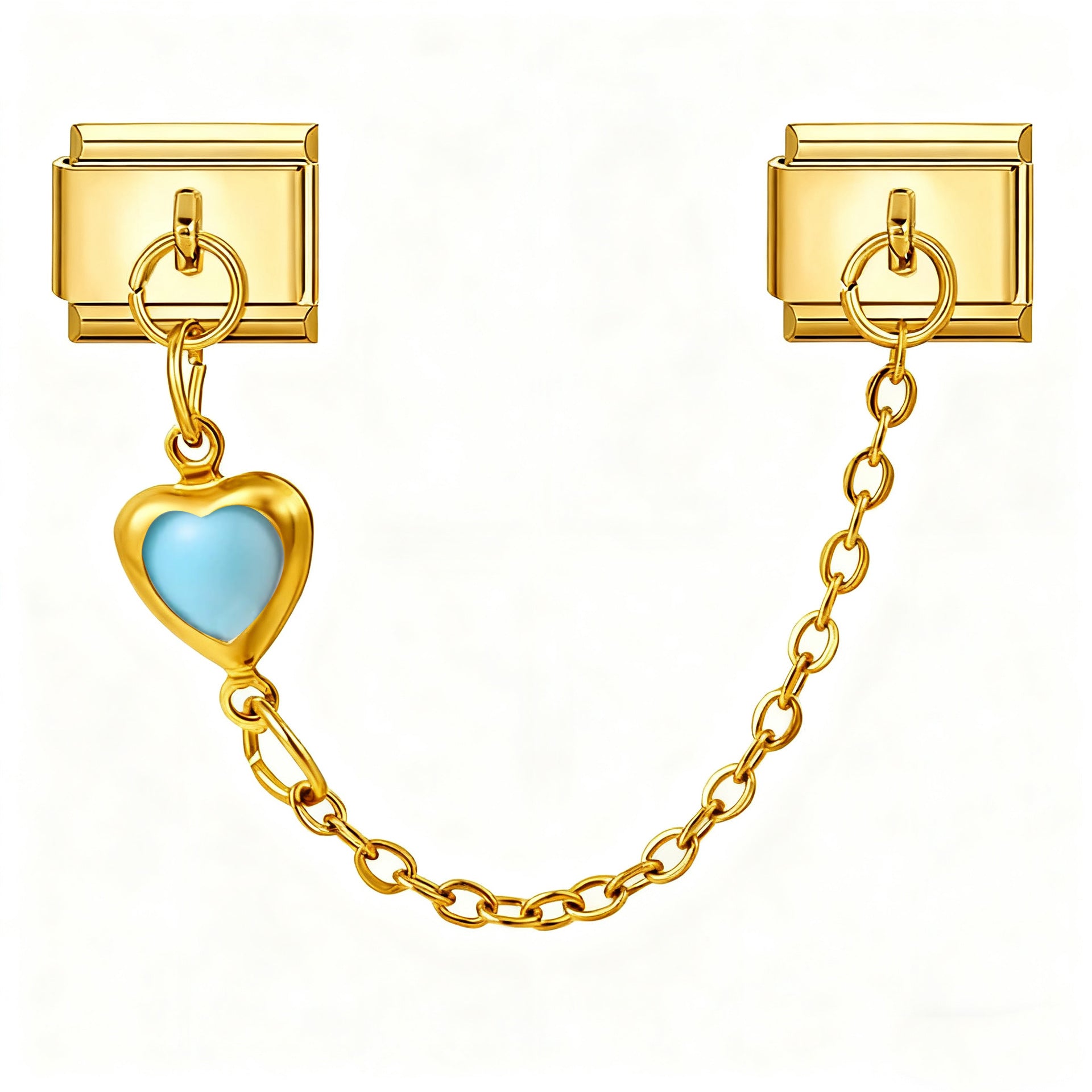 Wholesale Italian Modular Bracelet Heart Pendant DIY Composable Bracelet Charms DIY Bracelets