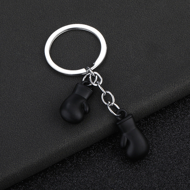 Wholesale Left and right boxing gloves metal keychain