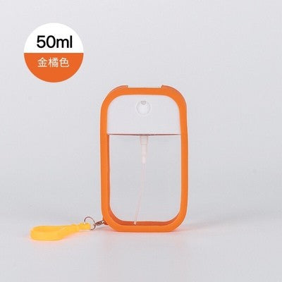 Wholesale Push Silicone Hook Perfume Alcohol Packaging Empty Bottle Keychain ACC-KC-XY001