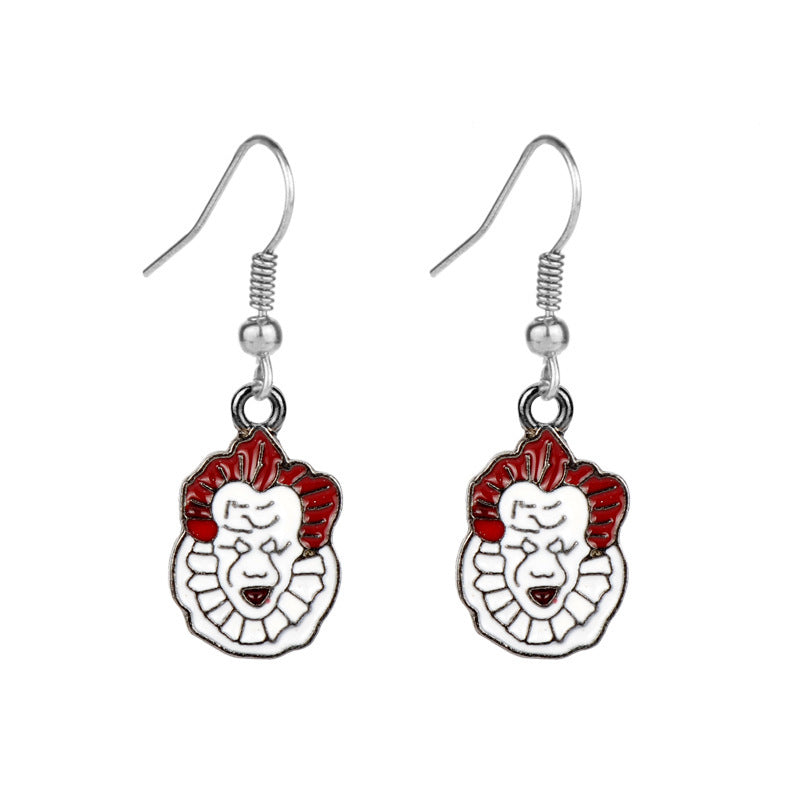 Wholesale Halloween Cartoon Horror Alloy Earrings ACCVIP-ES-HX002