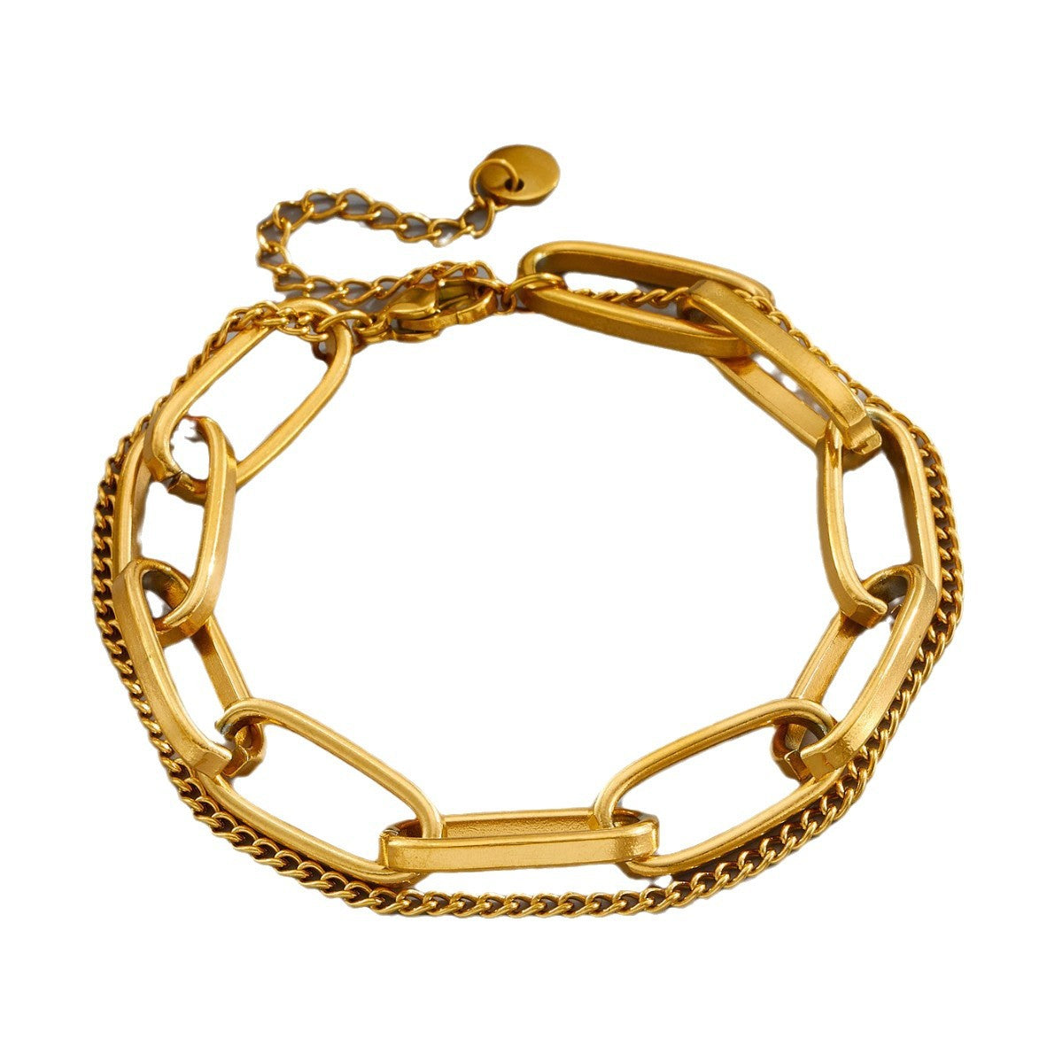 Wholesale Titanium Steel Bracelet Cyber Celebrity Style Old Money Elegant Everyday Wear Jewelry Accessory Gift