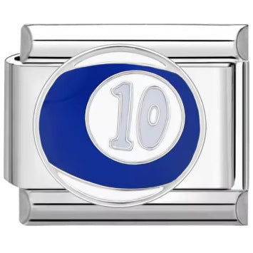 Wholesale  Italian Charm Bracelet 9mm DIY Billiards Snooker  Creative Stainless Steel Composable Bracelet