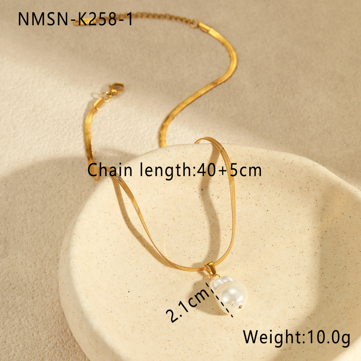 Wholesale  Stainless Steel Jewelry Vintage Flat Snake Chain Necklaces