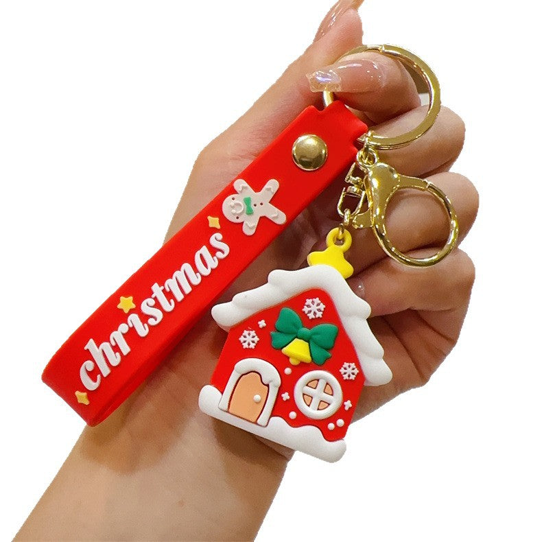 Wholesale  doll pendant Christmas Keychains