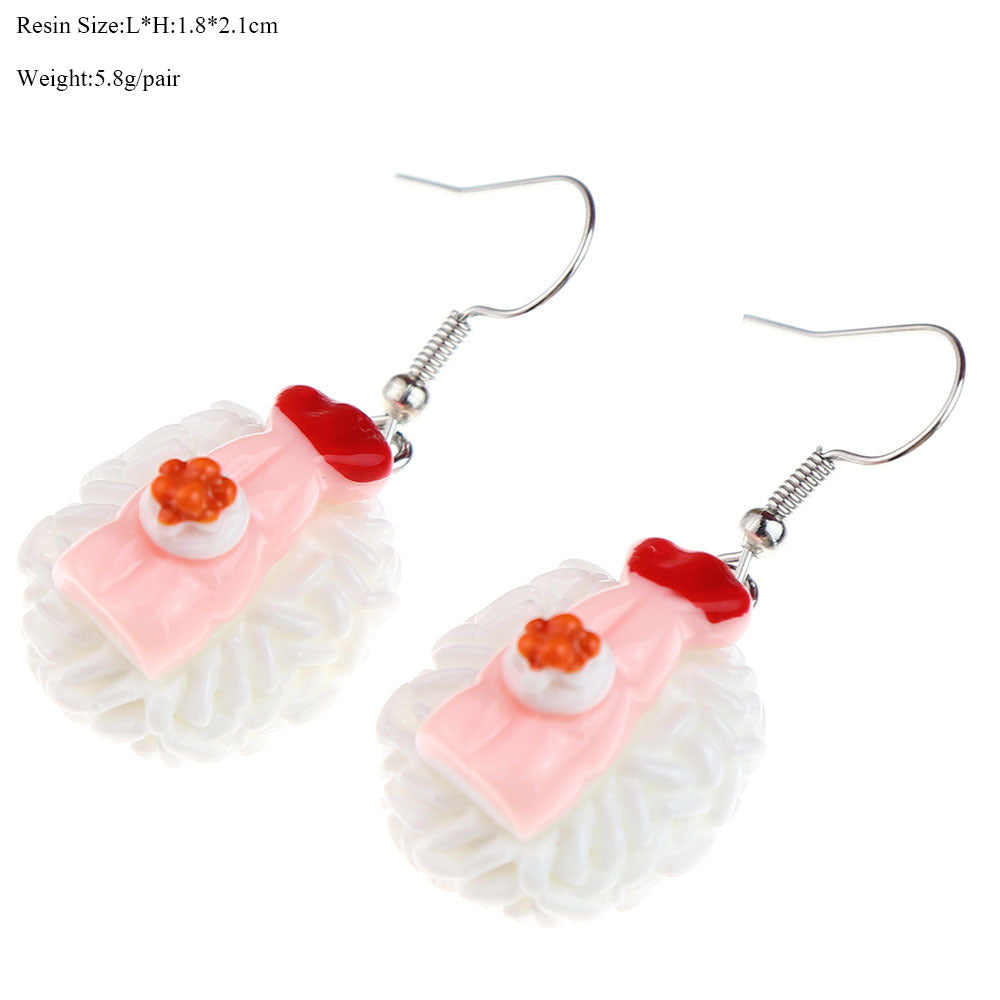 Wholesale cute  miniature food earrings