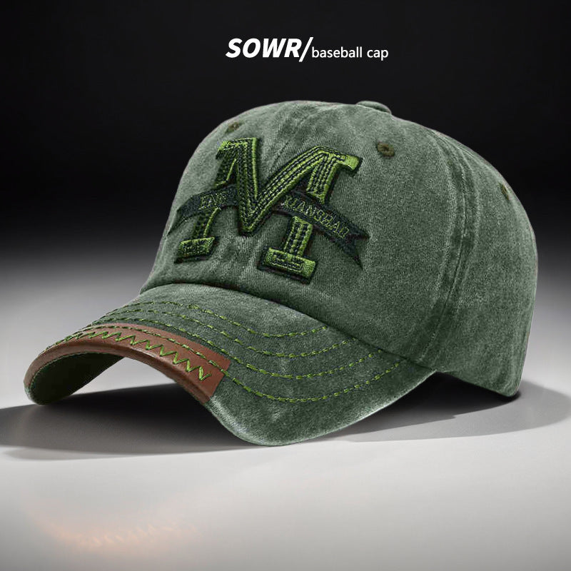 Wholesale Embroidered Distressed Denim Baseball Cap Fashion Accessory Party Cap