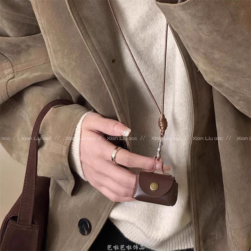 Wholesale  Leather Coin Purse Necklace