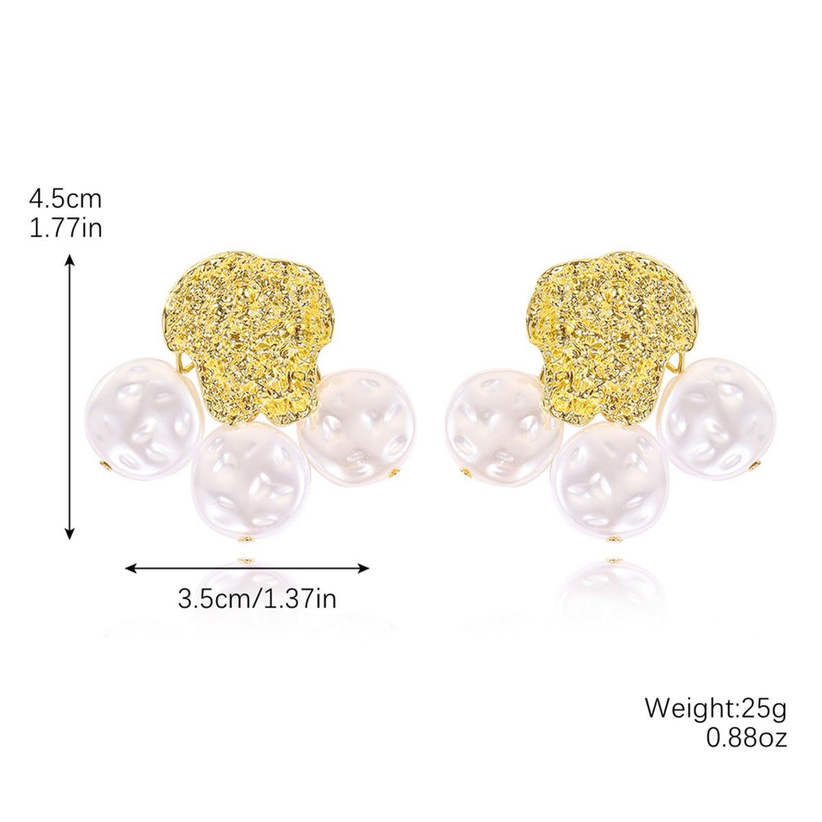 Wholesale European and American Cross-border Bohemian Ins Marine Jewelry Pearl Shell Earrings Alloy Natural Summer Shell Earrings