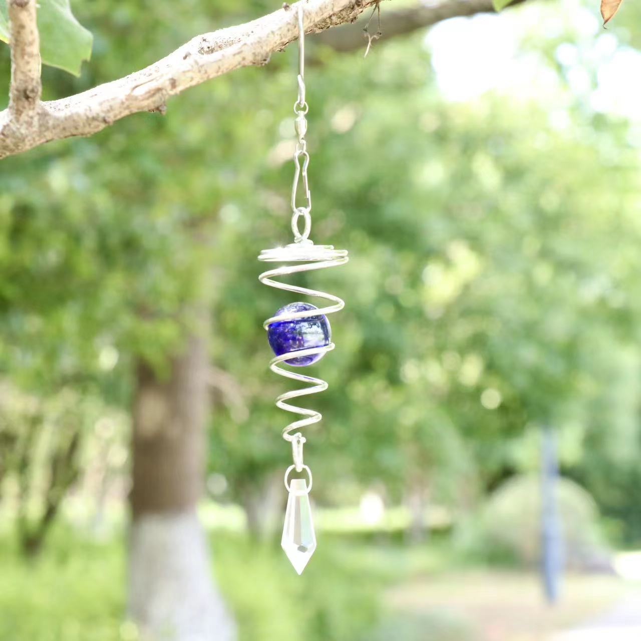 Wholesale electroplating rotating wind chime pendant