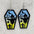 Wholesale Halloween earrings coffin ghost bat acrylic earrings