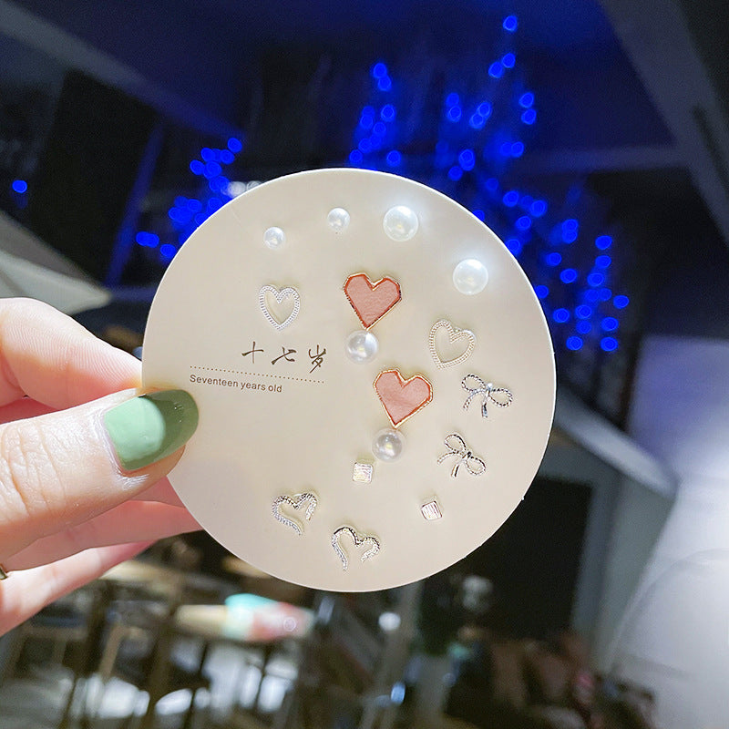 Wholesale Simple Small S925 Earring Set ACC-ES-Zhany007