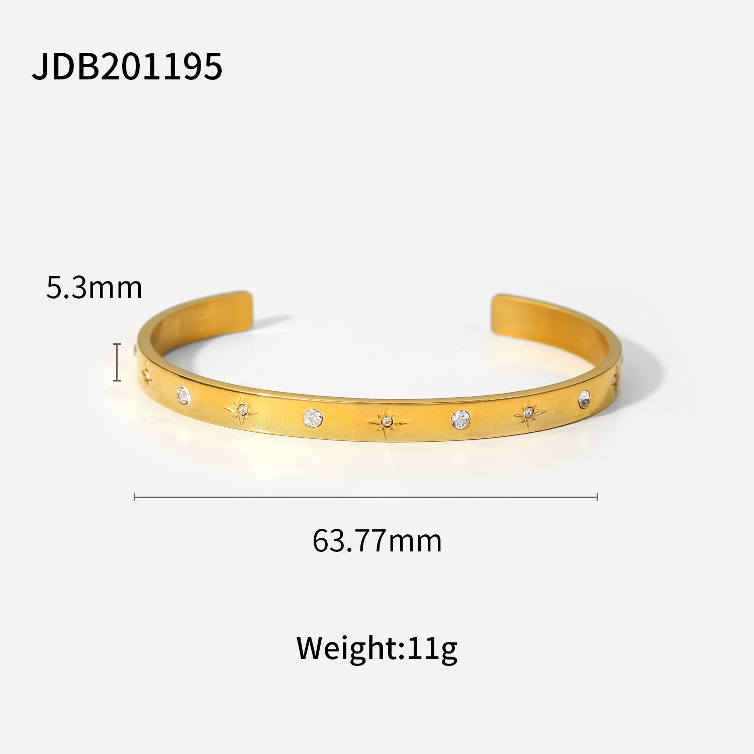 Wholesale Titanium Steel Bracelet Stainless Steel Zircon Inlaid Bracelet Vintage Bracelet Zircon Bracelets ACC-BT-Jied003