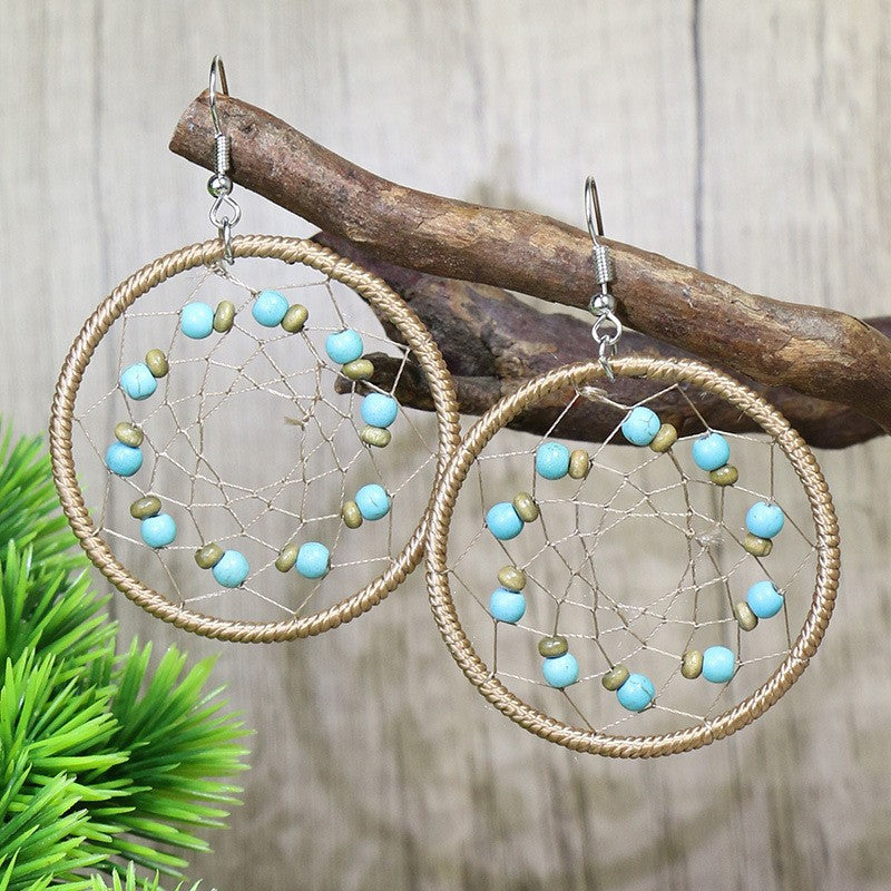 Wholesale Retro Round Hollow Love Earrings Multi-Piece Set - Fashion Accessory for Everyday Wear or Boutique Resale