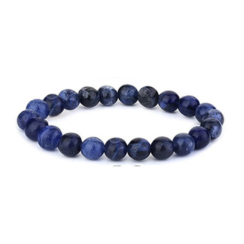Wholesale 8mm men' s tiger eye stone beaded bracelet black stone obsidian white pine bracelet