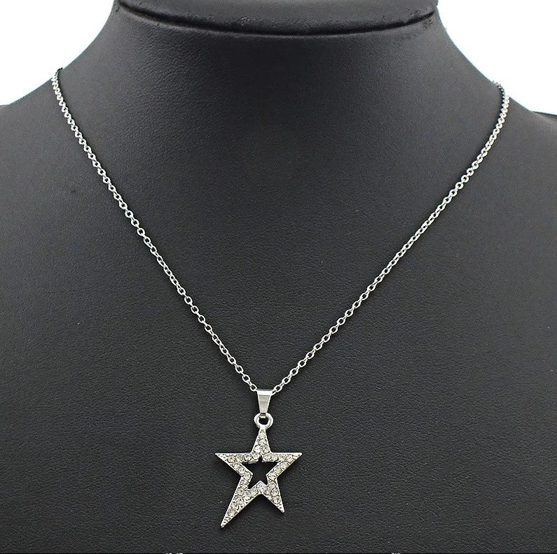 Wholesale  five-pointed star pendant necklace