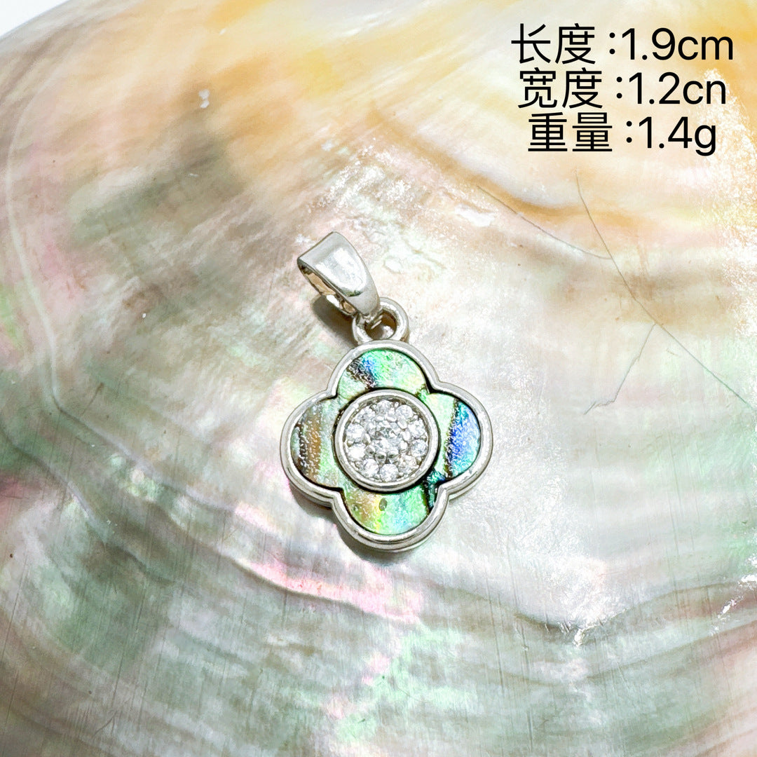 Wholesale Mother-of Pearl Pendant Necklace Gold Plated Copper European Style Fashion Accessory