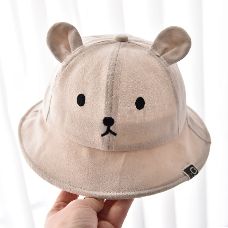 Wholesale Baby Hats Baby Bucket Hat Pure Cotton Cute Sun Basin Hat Kids Hat ACC-KH-DaQi001