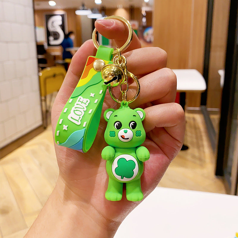 Wholesale Cartoon PVC Soft Love Bear Keychain Cute Keychain ACC-KC-ErLu014