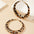 Wholesale alloy leopard print hoop earrings