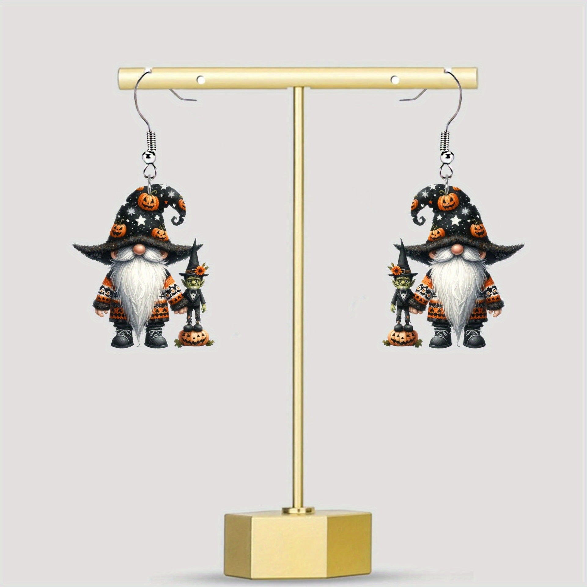 Wholesale  Charming Halloween Dwarf Cartoon Acrylic Earrings