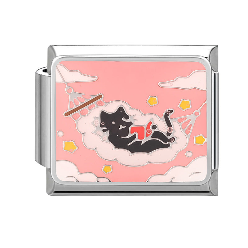 Wholesale Italian modular bracelet cartoon pet DIY