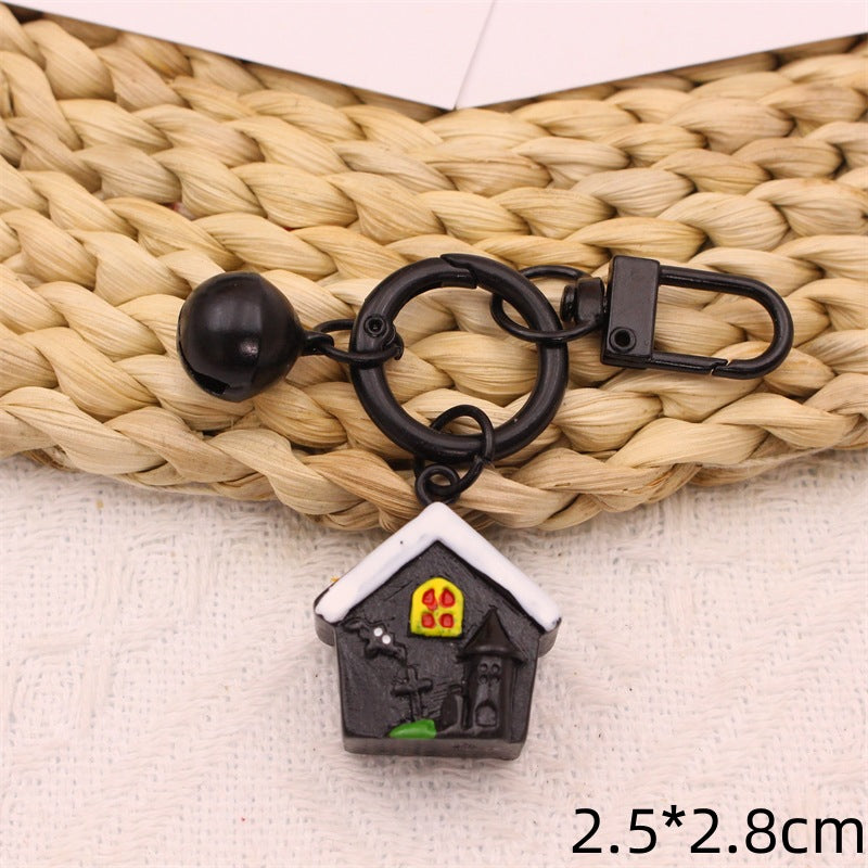 Wholesale Halloween Pumpkin Ghost Keychains ACC-KC-YiNian003