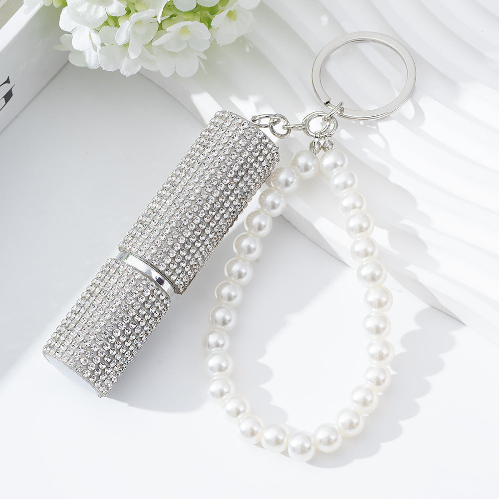 Wholesale  Diamond-Encrusted 5ml Creative  Keychain