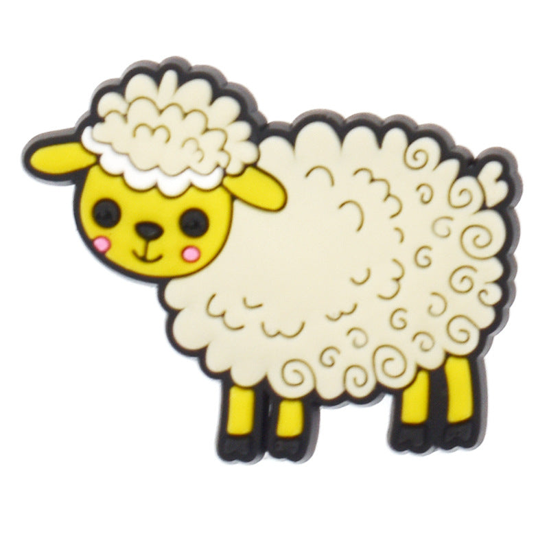 Wholesale Random 100pcs Farm Theme Cartoon Shoes Accessories Shoes Charms ACC-SC-RYY050