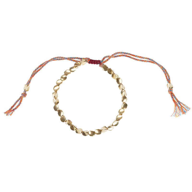 Wholesale 3pcs Braided Bracelet Special Shaped Beaded Tassel Bracelet ACC-BT-Pufei002