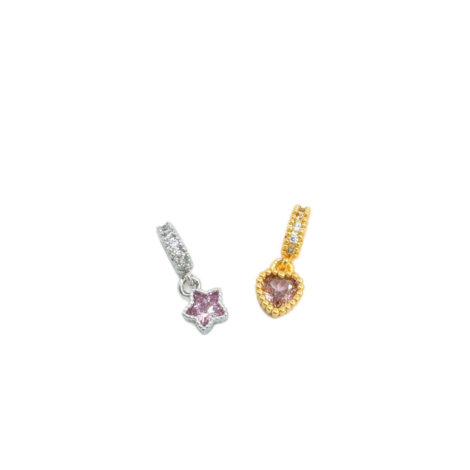 Wholesale Gold Plated Heart Cubic Zirconia Pendant Necklace Women Gift Jewelry Accessory