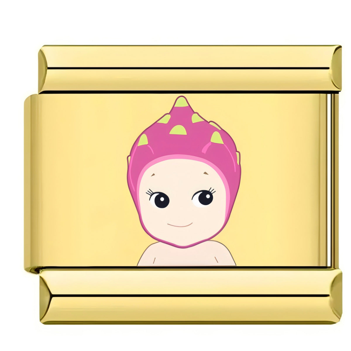 Wholesale 10pcs Italian Charm Bracelet 9mm DIY Splicing Cartoon Cute Stainless Steel Composable Bracelet