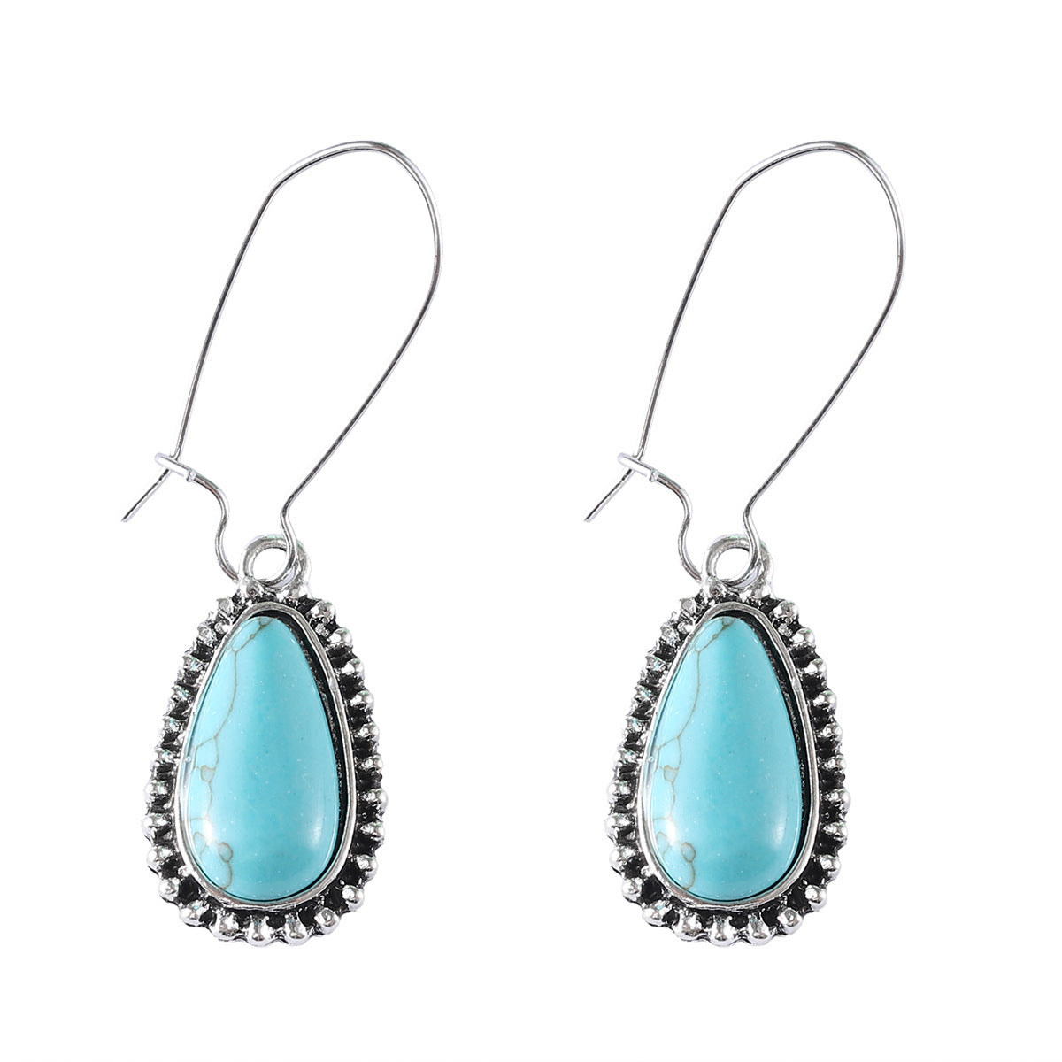 Wholesale  Bohemian Turquoise Pendant Earrings