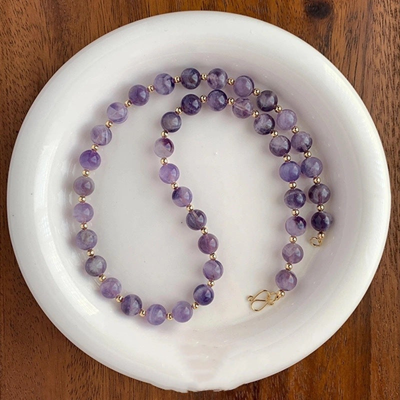 Wholesale Tourmaline  Necklace  Light Luxury Clavicle Chain