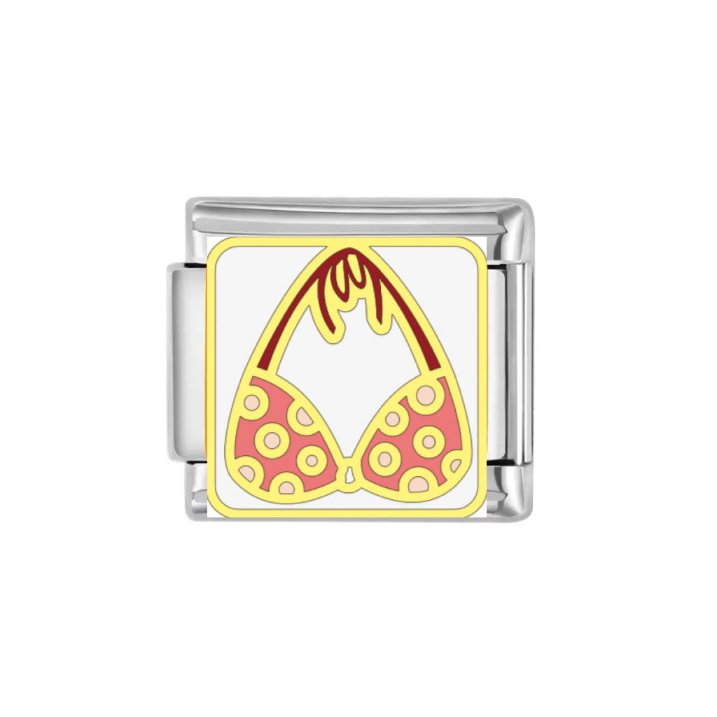 Bracelet de charme italien en gros 9 mm DIY SÉPLICATION SUMBRE BRACILLE DE COMPOSABLE D'ACIER SUMBRE