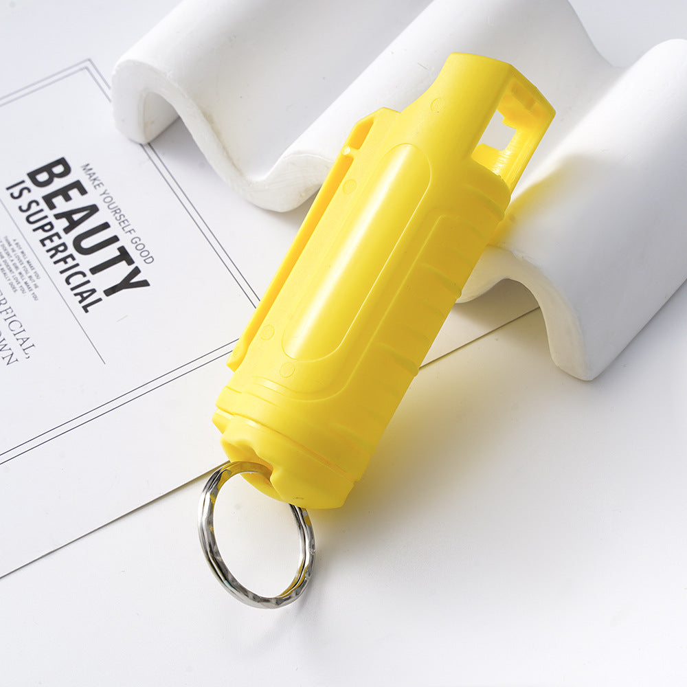Wholesale Plastic Portable Press Bottle Keychain ACC-KC-ZhiYa013