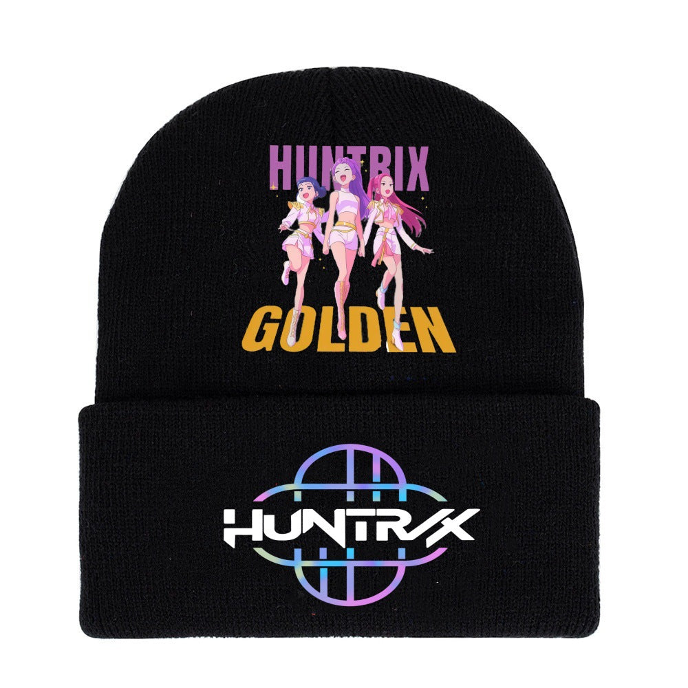 Wholesale kpop anime cartoon knitted hat Beanie