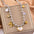 Wholesale Stainless steel two-color mix-and-match beaded thick necklace