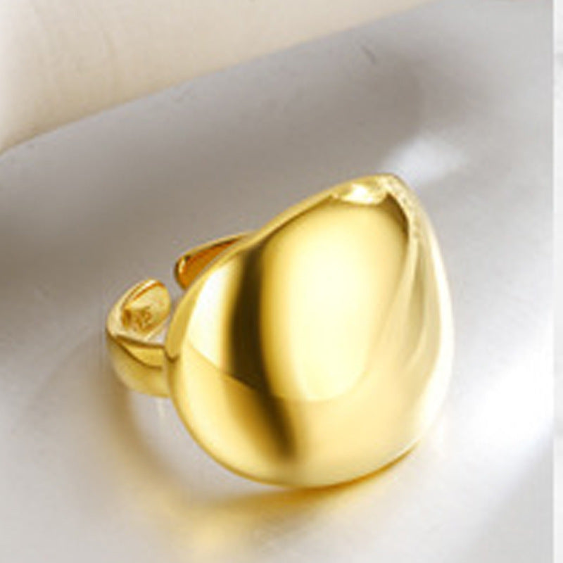 Wholesale  Light Luxury Exaggerated Sterling Silver Ring